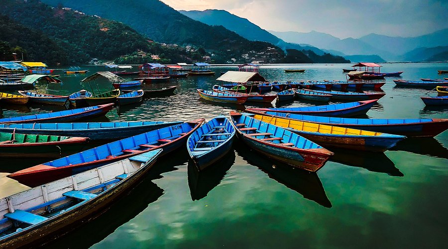 Boating on Phewa Lake one of the best things to do in Pokhara
